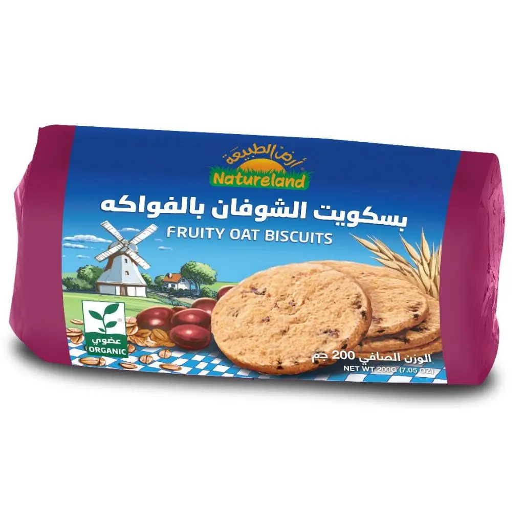 بسكويت الشوفان بالفواكه